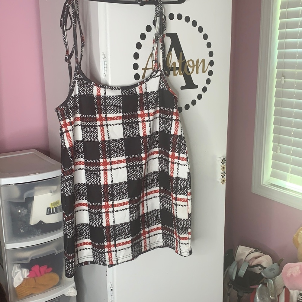 Plaid jumper